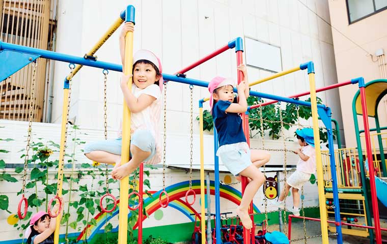 帰りの集まり・降園の様子